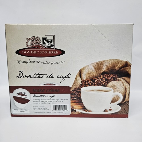 Café moka crème (24 dosettes)